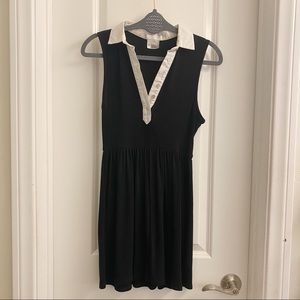 Collared A-line dress: SMALL
